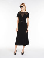 Load image into Gallery viewer, black cady dress
