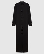Load image into Gallery viewer, black long duster coat
