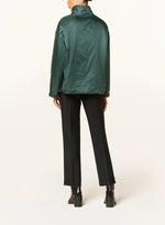 Load image into Gallery viewer, dark green short padded jacket
