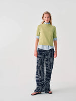 Carregar imagem no visualizador da galeria, dark blue palazzo trousers
