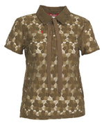 Load image into Gallery viewer, Lace T-shirt - Kaki
