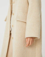 Load image into Gallery viewer, boucle wool mackintosh coat
