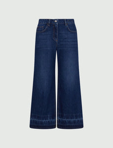 navy flared jeans