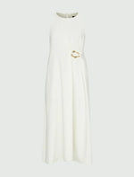 Carregar imagem no visualizador da galeria, wool white crepe dress
