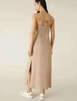 Load image into Gallery viewer, beige long dress
