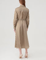 Load image into Gallery viewer, olive twill shirt dress
