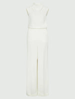 Carregar imagem no visualizador da galeria, wool white crepe jumpsuit
