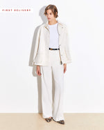 Load image into Gallery viewer, white palazzo trousers
