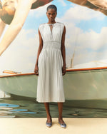 Load image into Gallery viewer, cloud gray midi dress
