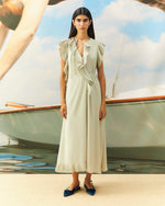 Load image into Gallery viewer, sage elegant &amp; refined dress
