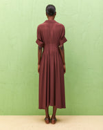 Load image into Gallery viewer, cocoa dress with pleats
