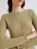 Carregar imagem no visualizador da galeria, sage cotton mini cardigan

