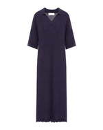 Load image into Gallery viewer, dark blue basic knit dress
