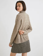Carregar imagem no visualizador da galeria, mud wool and cashmere sweater
