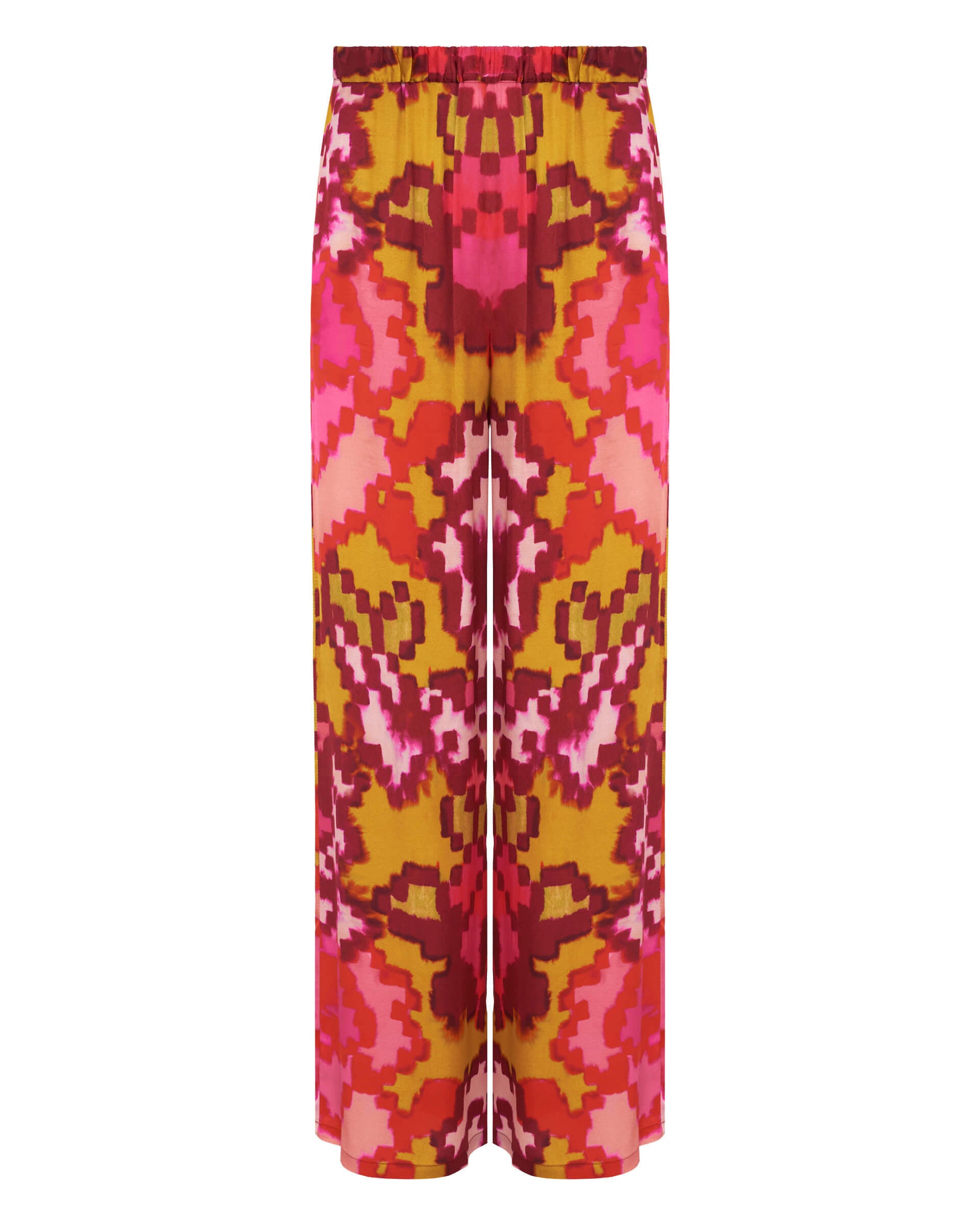 pachuca print palazzo trousers