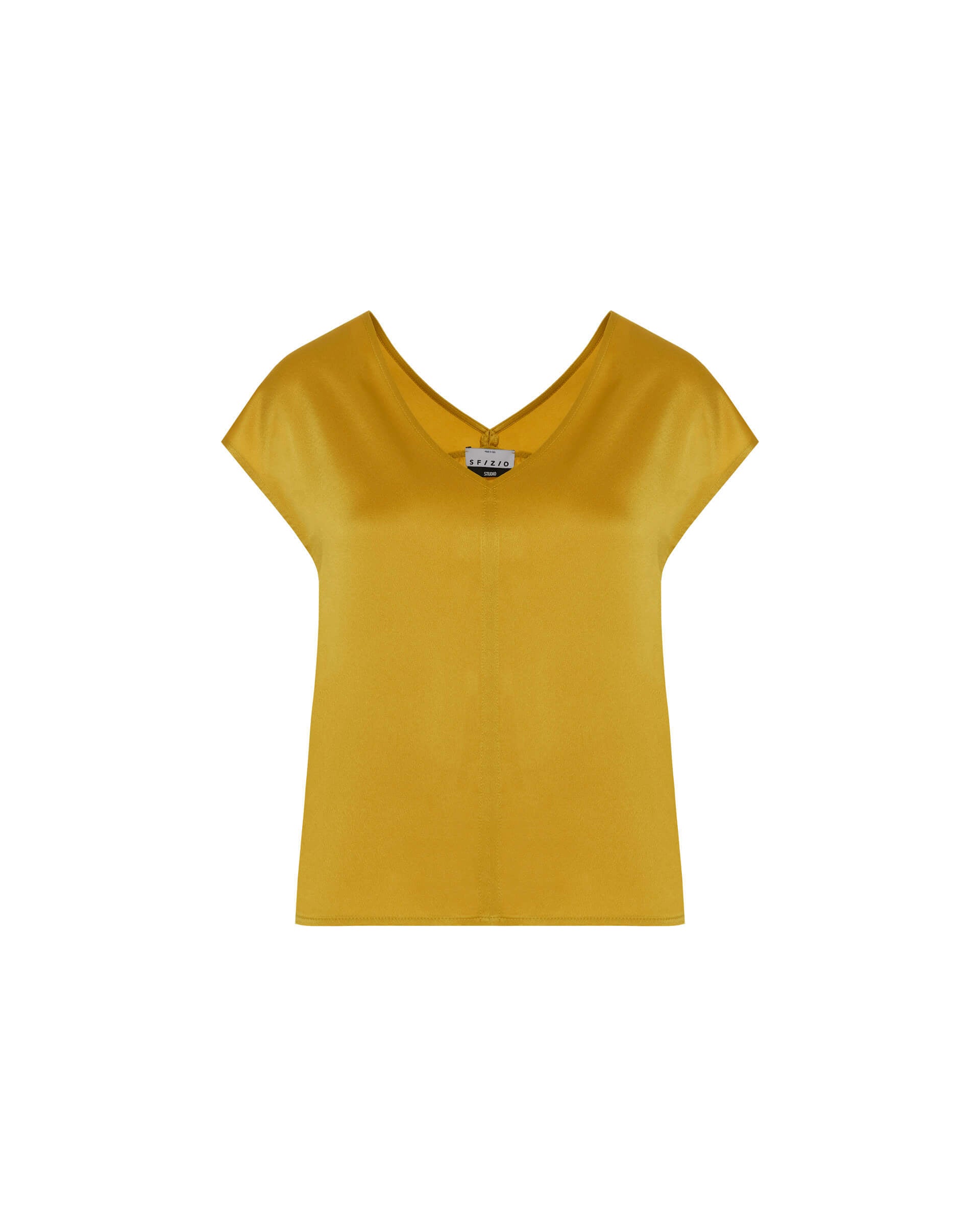 spicy yellow blouse