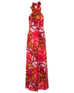 Load image into Gallery viewer, pachuca print long dress
