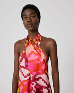 Load image into Gallery viewer, pachuca print long dress
