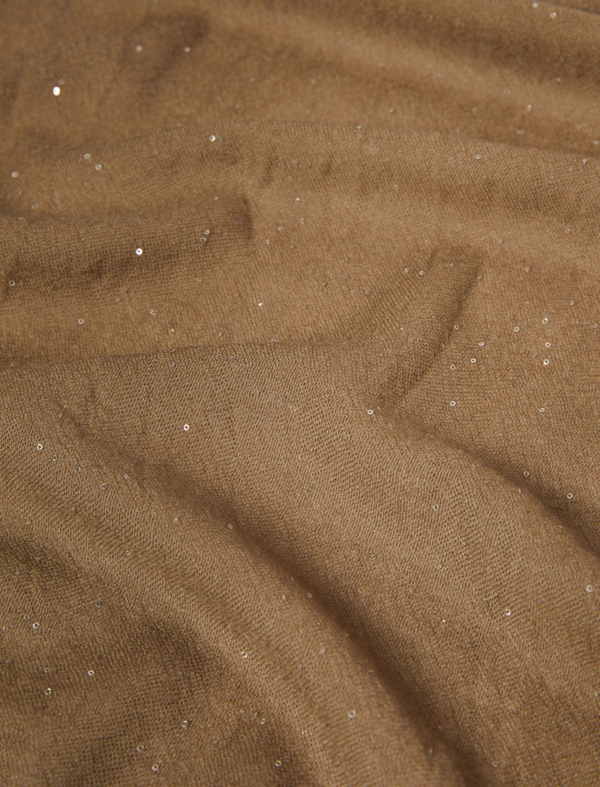 kaki Micro-sequin stole