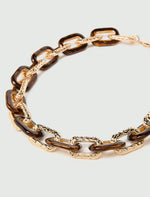 Carregar imagem no visualizador da galeria, amber chain choker necklace
