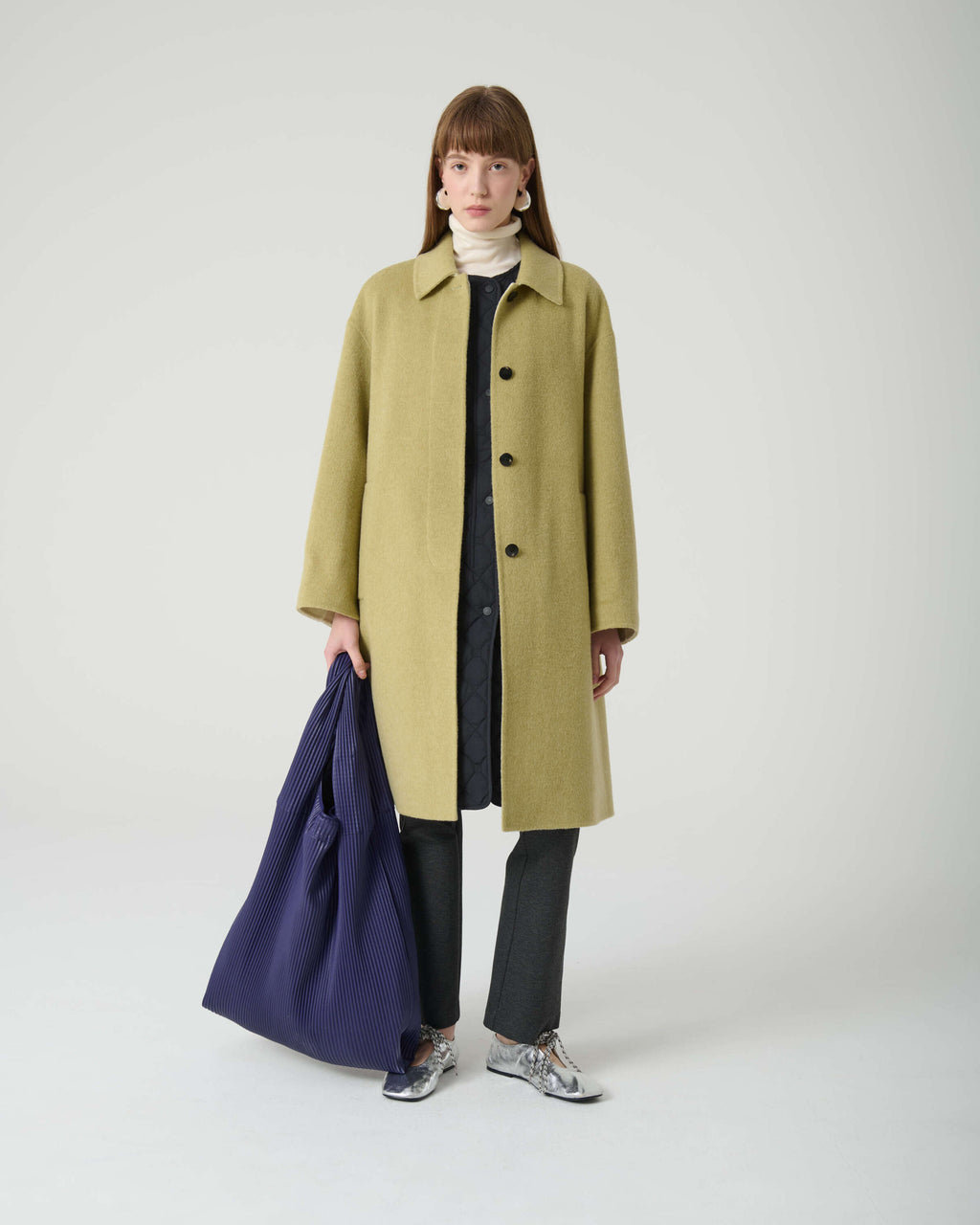 apple kiwi mackintoch double coat