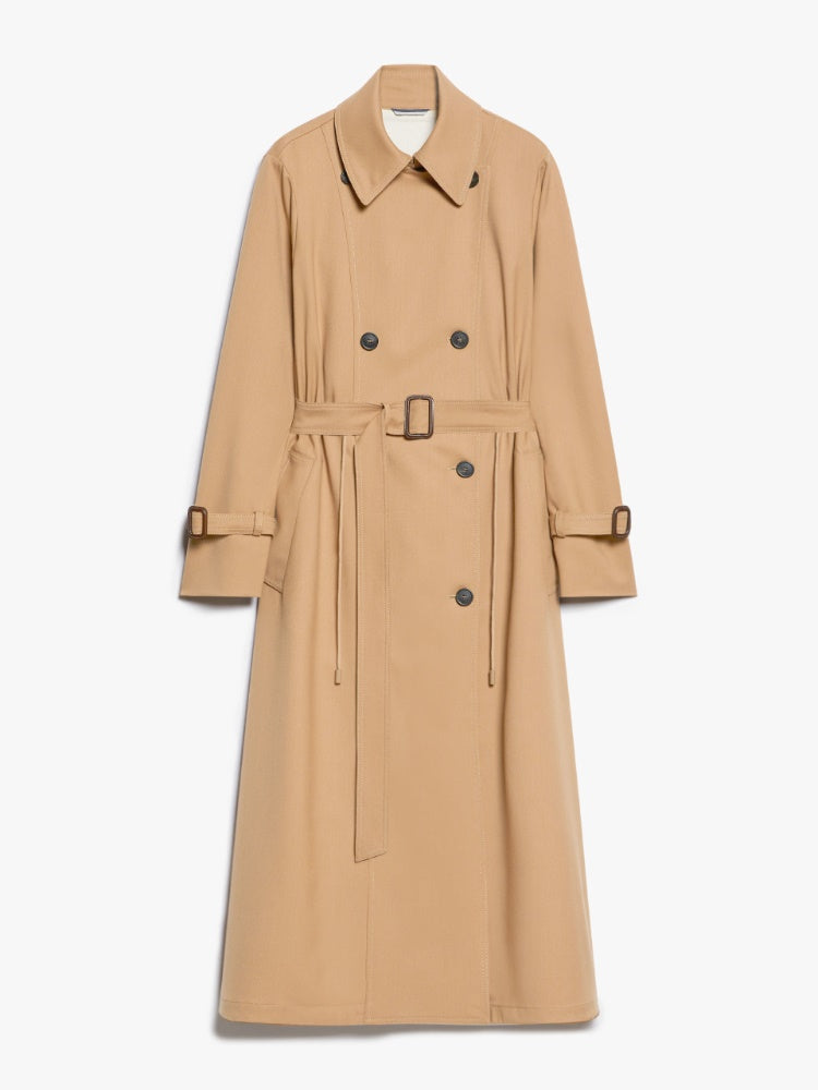 camel trench coat