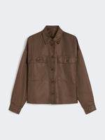 Carregar imagem no visualizador da galeria, water-repellent twill cropped shirt
