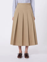 Load image into Gallery viewer, hazelnut Washed gabardine skirt
