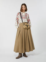 Carregar imagem no visualizador da galeria, desert pleated cotton skirt
