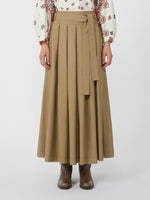 Carregar imagem no visualizador da galeria, desert pleated cotton skirt
