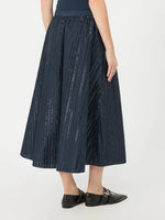 Carregar imagem no visualizador da galeria, navy cotton skirt
