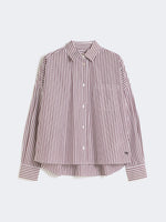 Load image into Gallery viewer, bordeaux Oversized cotton shirt
