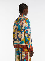 Load image into Gallery viewer, printed silk shirt

