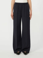 Load image into Gallery viewer, navy Pure woollen cloth trousers
