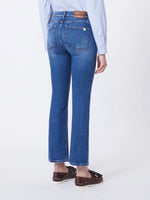 Load image into Gallery viewer, navy Super stretch denim skinny jeans
