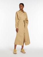 Load image into Gallery viewer, beige water-repellent shirt dress
