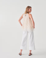 Carregar imagem no visualizador da galeria, white Wide-leg trousers
