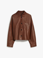 Load image into Gallery viewer, rust leather jacket
