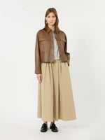 Load image into Gallery viewer, brown nappa leather jacket
