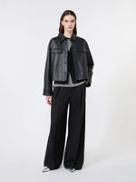 Load image into Gallery viewer, black nappa leather jacket
