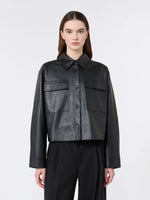 Load image into Gallery viewer, black nappa leather jacket
