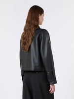 Load image into Gallery viewer, black nappa leather jacket
