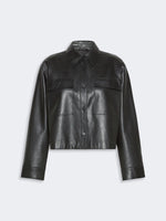Load image into Gallery viewer, black nappa leather jacket
