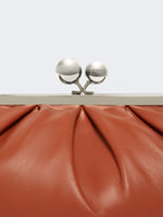 Carregar imagem no visualizador da galeria, rust medium sheepskin Pasticcino Bag
