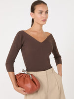 Carregar imagem no visualizador da galeria, rust medium sheepskin Pasticcino Bag
