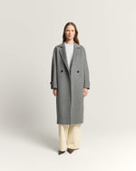 Carregar imagem no visualizador da galeria, smoke iron double-breasted coat
