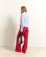 Load image into Gallery viewer, sky blue cropped shirt
