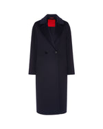 Carregar imagem no visualizador da galeria, dark blue long coat
