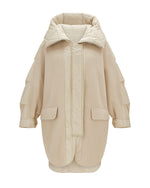 Carregar imagem no visualizador da galeria, cream padded coat
