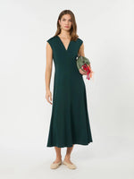 Load image into Gallery viewer, green Long interlock dress
